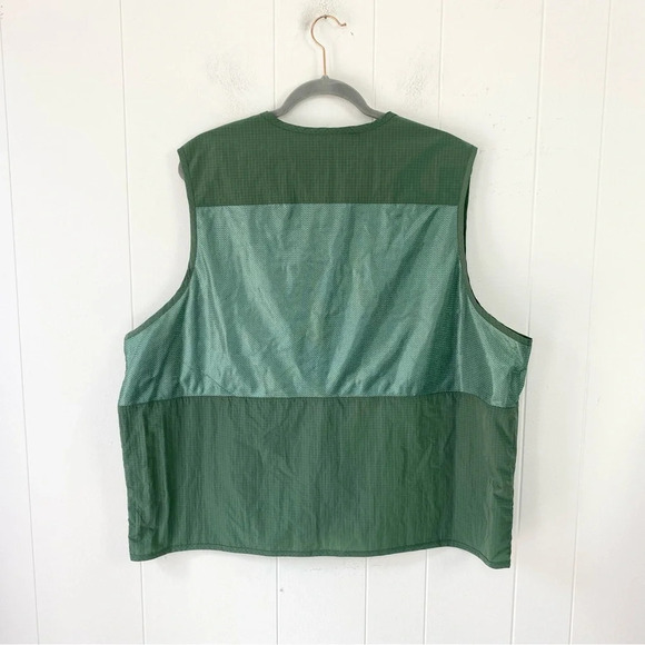 HOUSTON WHITE Collection Adult Unisex Green Ripstop Multi Pocket Vest Size XL - Picture 13 of 15